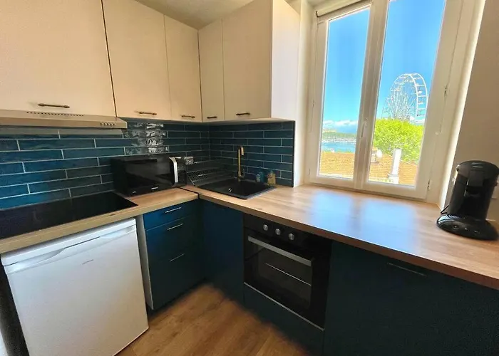 Апартаменты Ivs Andreossy Vue Et Montagne Pour 4 Антиб